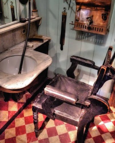 An old school barbershop